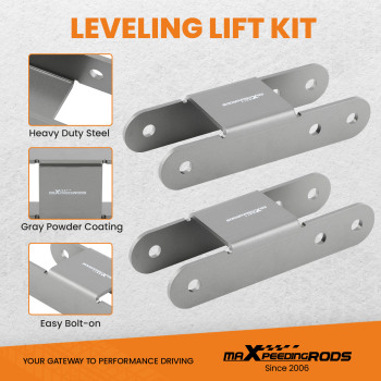 Clé de barre de torsion 1-3 + manille 2 compatible pour Chevrolet S10S10 Blazer compatible pour GMC S15