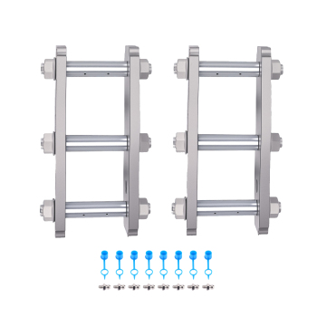 1 Inch Lift Rear Shackle compatible for Isuzu D-Max compatible for Holden Rodeo 07-11 Tensile 2x