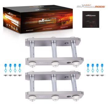 1 Inch Lift Rear Shackle compatible for Isuzu D-Max compatible for Holden Rodeo 07-11 Tensile 2x