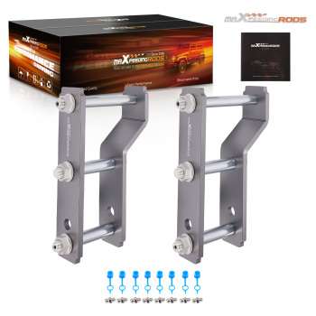 2 Lift Shackle Rear compatible for Isuzu D-Max RG01 2021+ High Tensile Strength Steel