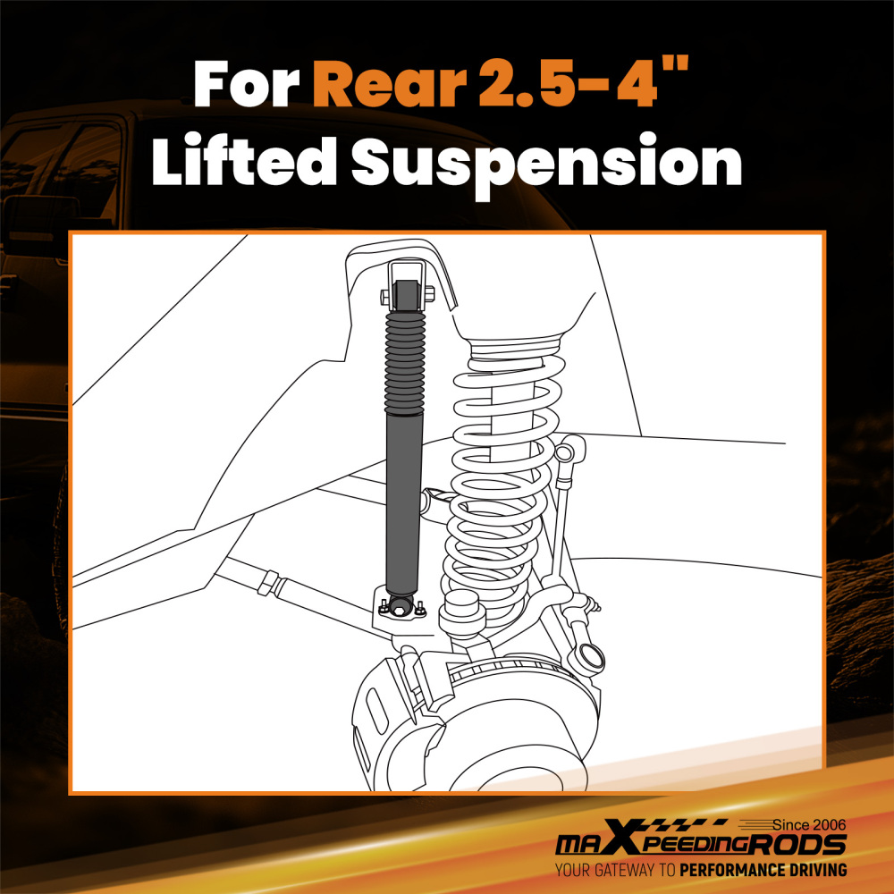 Lift Shock Kit Rear compatible for Toyota 4Runner 1990-2002 2.5-4 Suspension 2WD 4WD