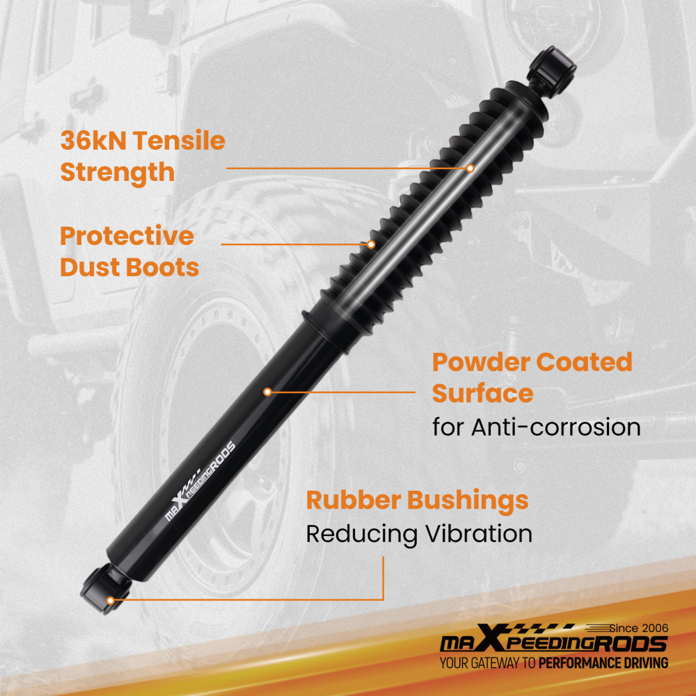 Rear Lift Shock Absorbers compatible for Chevy Silverado GMC Sierra 1500 2WD 4WD 2007-2022