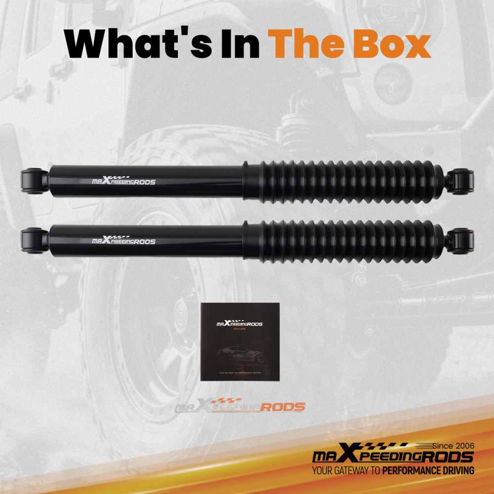 Rear Lift Shock Absorbers compatible for Chevy Silverado GMC Sierra 1500 2WD 4WD 2007-2022
