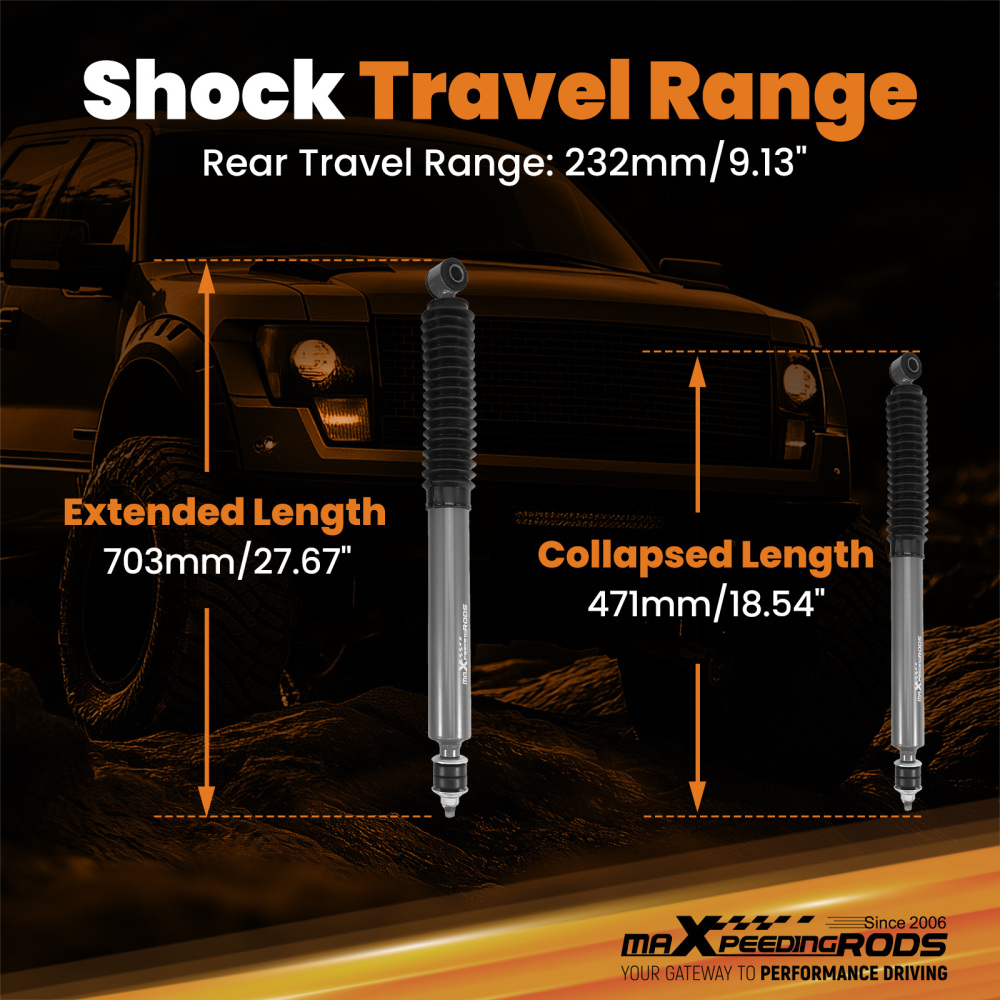 Lift Shock 2 Inch Rear compatible for Land Rover Defender All Models Discovery Classic