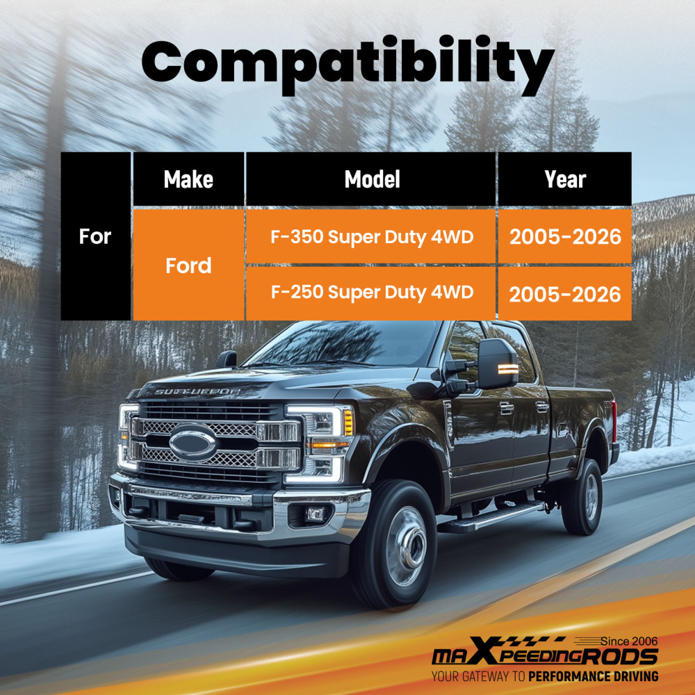 Lift G1 Shock Front 0-1.5 compatible for Ford F-250/F-350 Super Duty 4WD 2005-2026