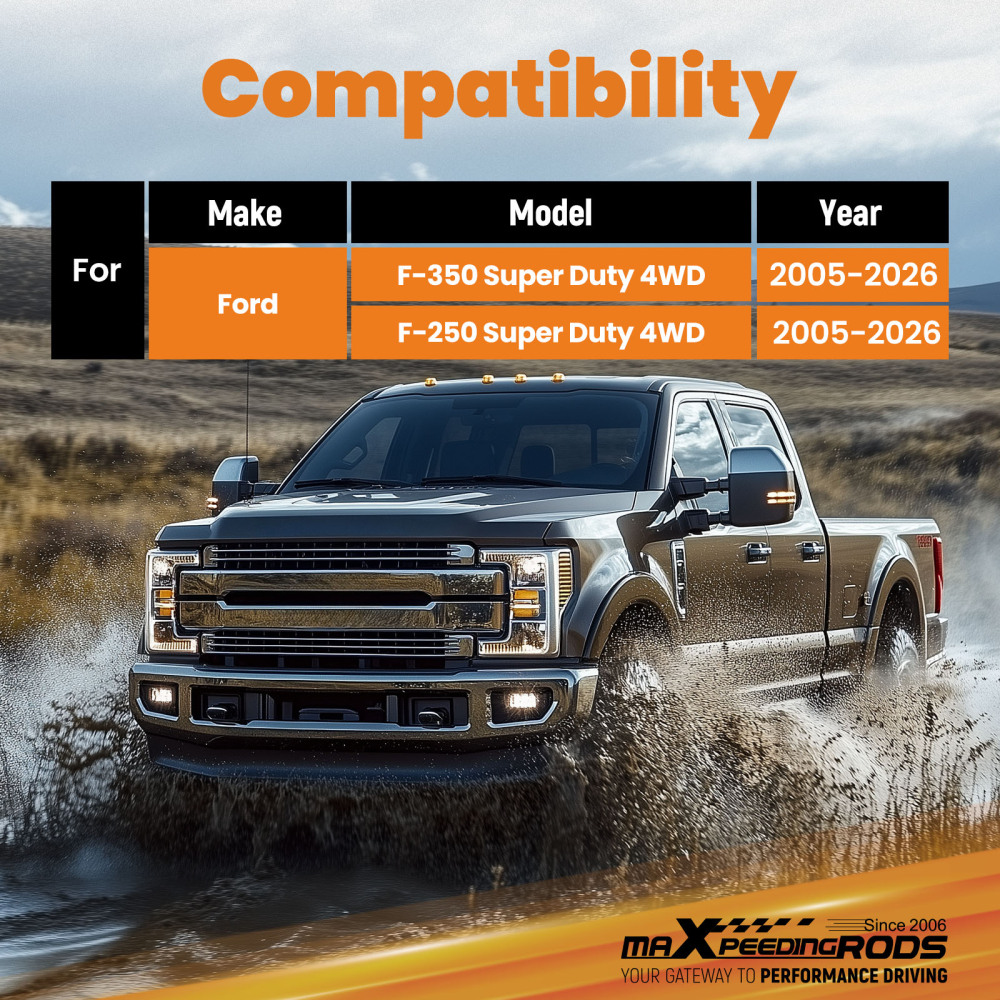 Lift G1 Shock Front 2-4.5 compatible for Ford F-250/F-350 Super Duty 4WD 2005-2023