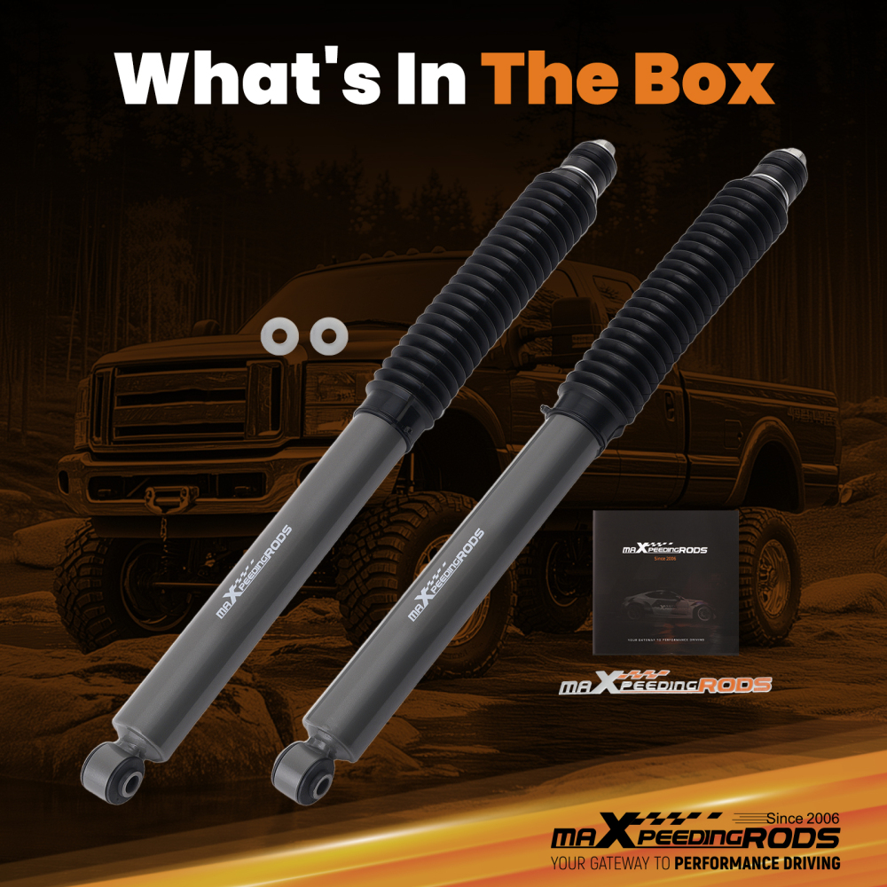 Front Gas Lift Shocks compatible for Ford F-250 F-350 Super Duty 4WD 2005-2026 5-7