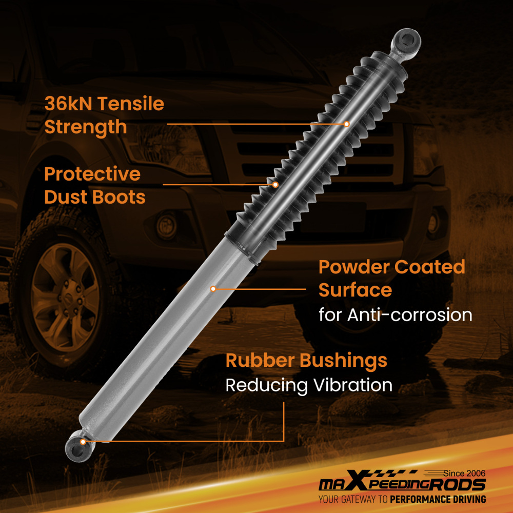 Lift Shock Rear 0-1.5 compatible for Ford Ranger 1983-2011 681mm Extended Length