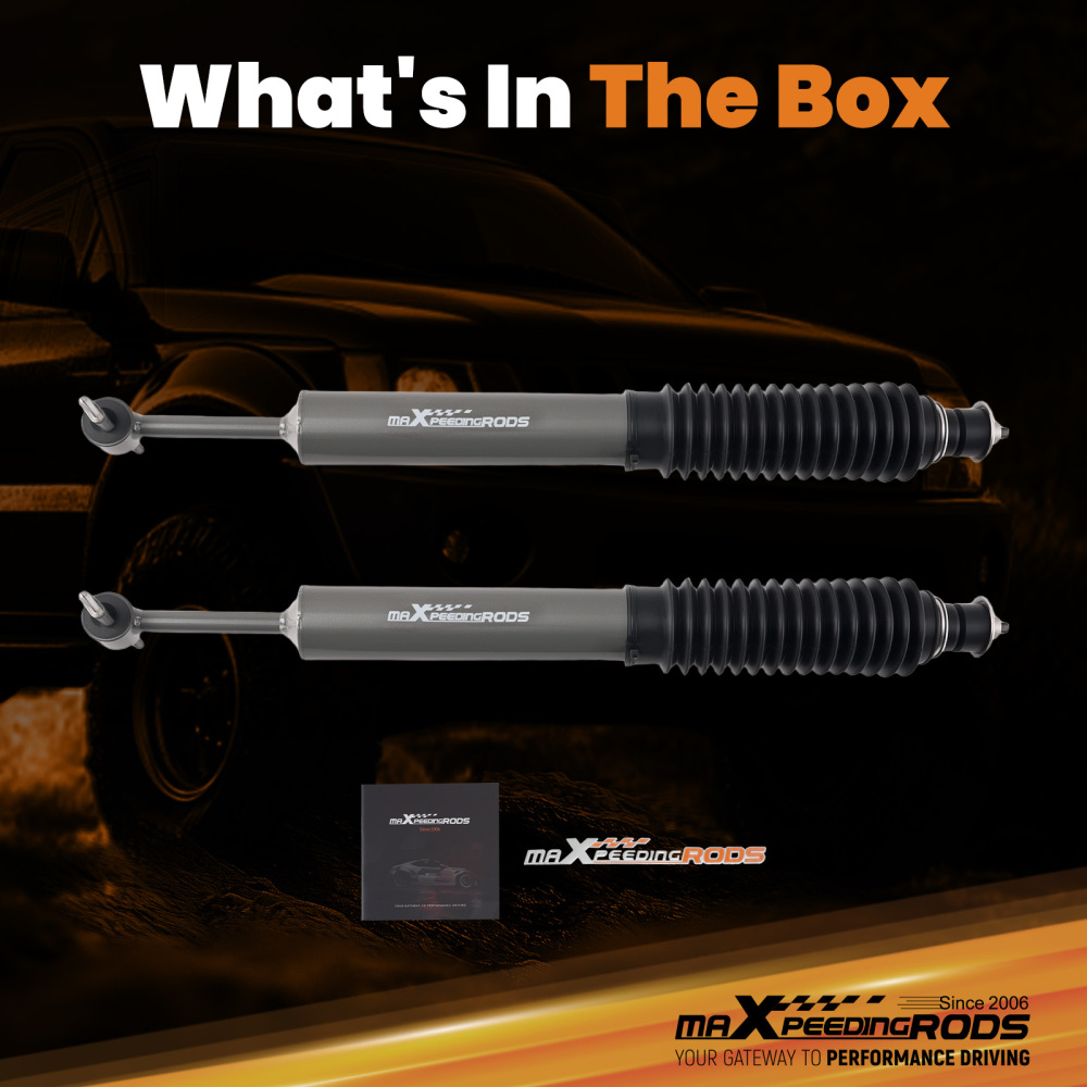 Front Heavy Duty Lift Shock compatible for Ford Ranger 2004 4WD 4.5-5.5 Lift Kit