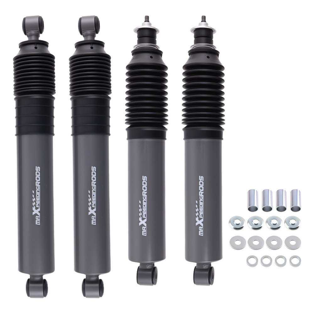 Front + Rear 2 Lift Foam Cell Shock Absorbers compatible for Holden Rodeo R7 R9 RA 96-2008