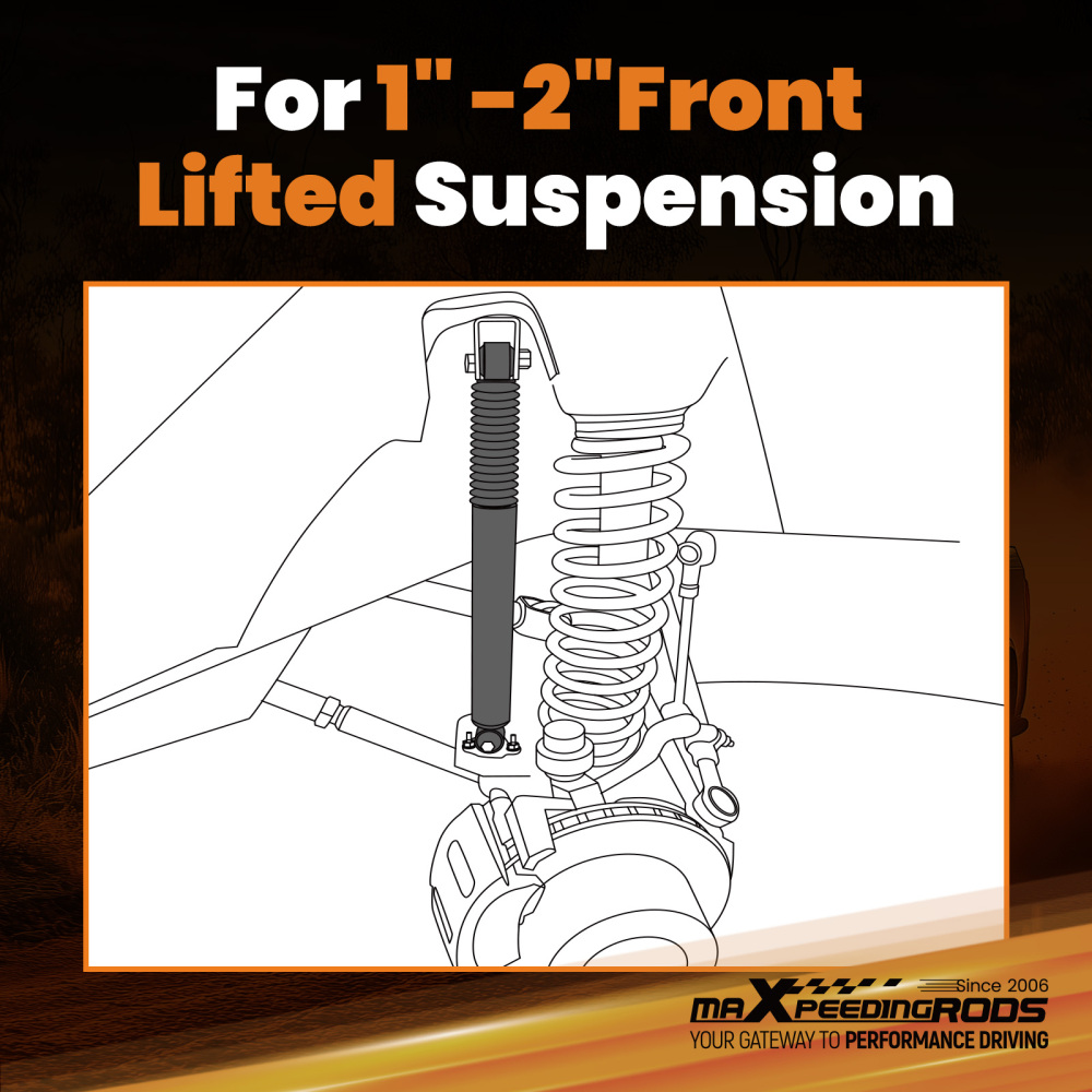 Front 1 2 Lift Shock compatible for Holden Colorado 7 AWD 2012-2019 18mm Rod