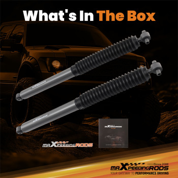 4WD Rear Shock Absorbers compatible for Jeep Wrangler JL 2018-2023 1.5-3.5 Lift