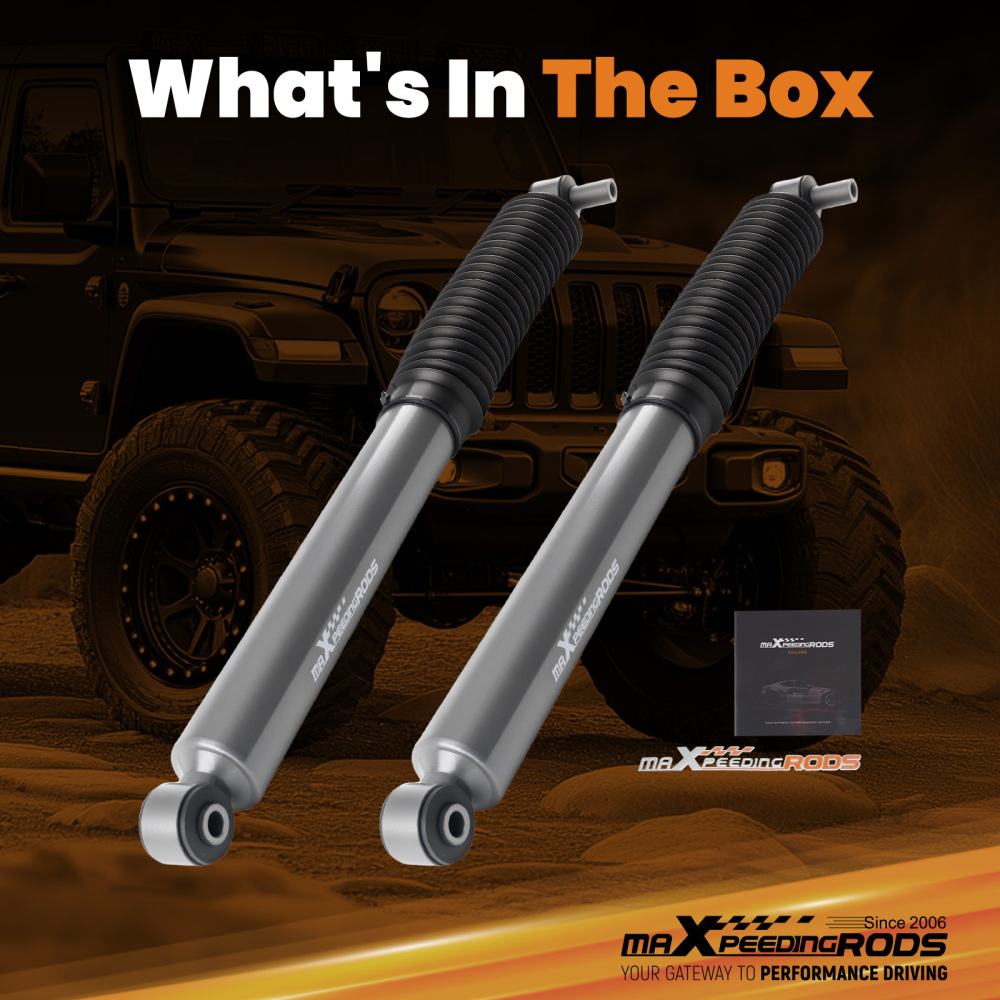 Front Lift Shock Kit compatible for Jeep Gladiator JT 2020-2025 4WD 0-2.5 Carbon