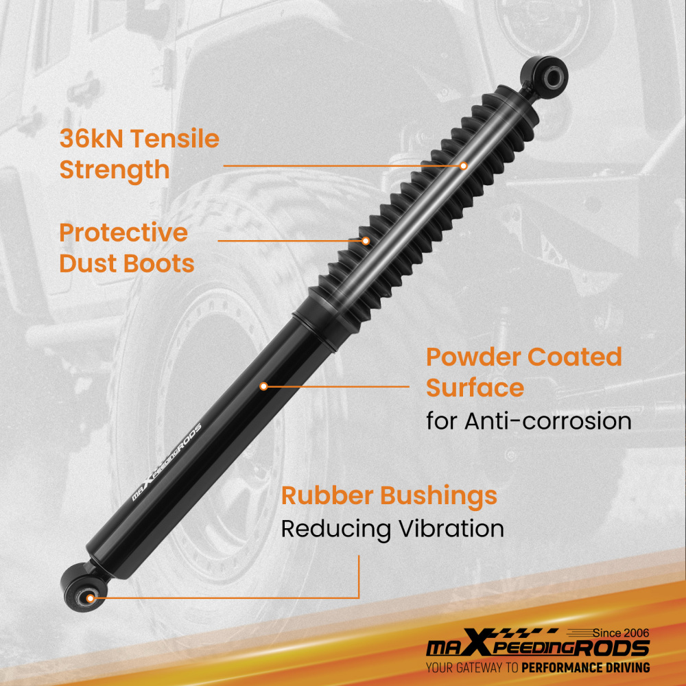 0-2.5 Rear Lift Shocks compatible for Dodge Ram 1500 2WD/4WD 2002-2009 / 2010-2018
