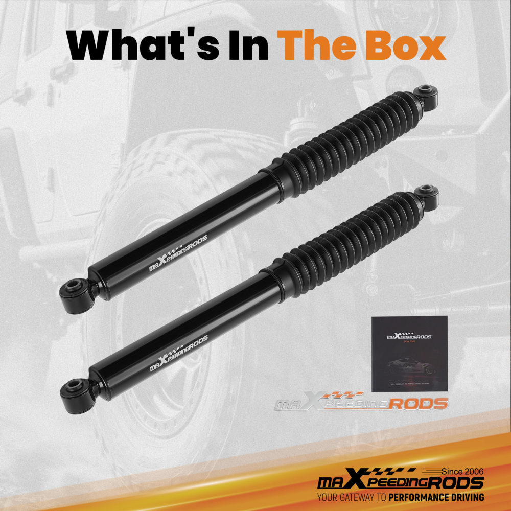 0-2.5 Rear Lift Shocks compatible for Dodge Ram 1500 2WD/4WD 2002-2009 / 2010-2018