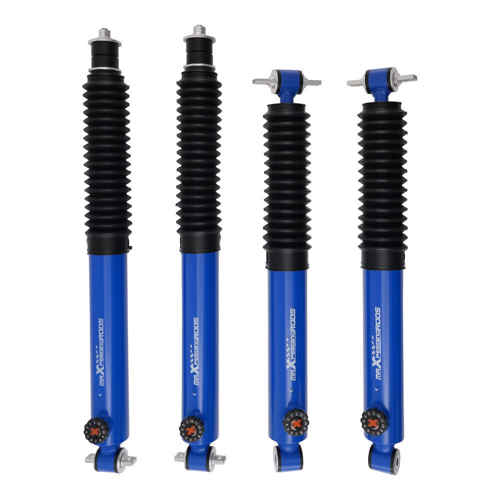 1-3 Suspension Lift Shocks compatible for Jeep Wrangler TJ RWD 4WD 1997-2006 Absorbers Kit