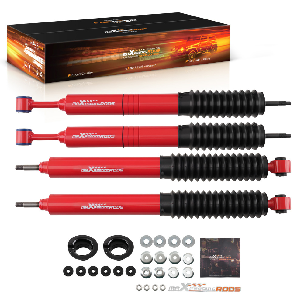 0-2.5 Lift Shock Kit compatible for Toyota 4Runner/FJ Cruiser 2WD/4WD 03-09 Adjustable