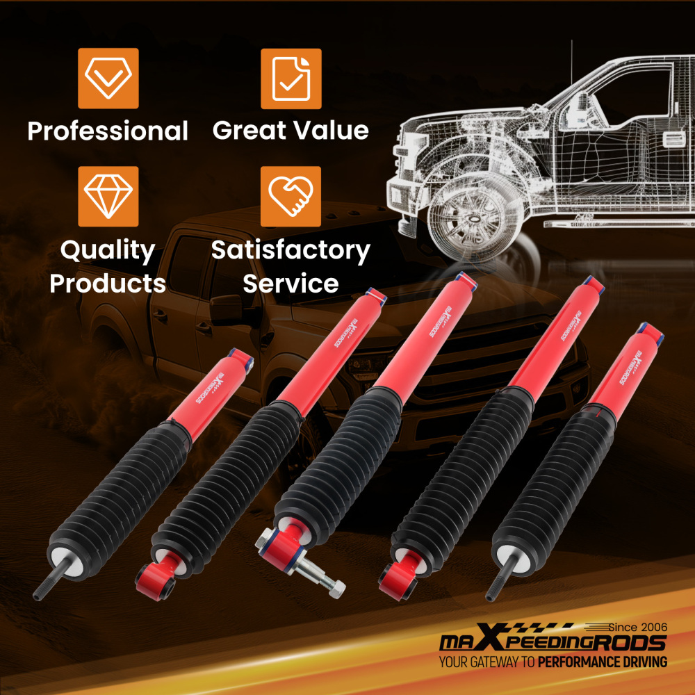 maXpeedingrods G3 Lift Shock Set compatible for Ford F250 F350 Super Duty 4WD 08-16 Kit