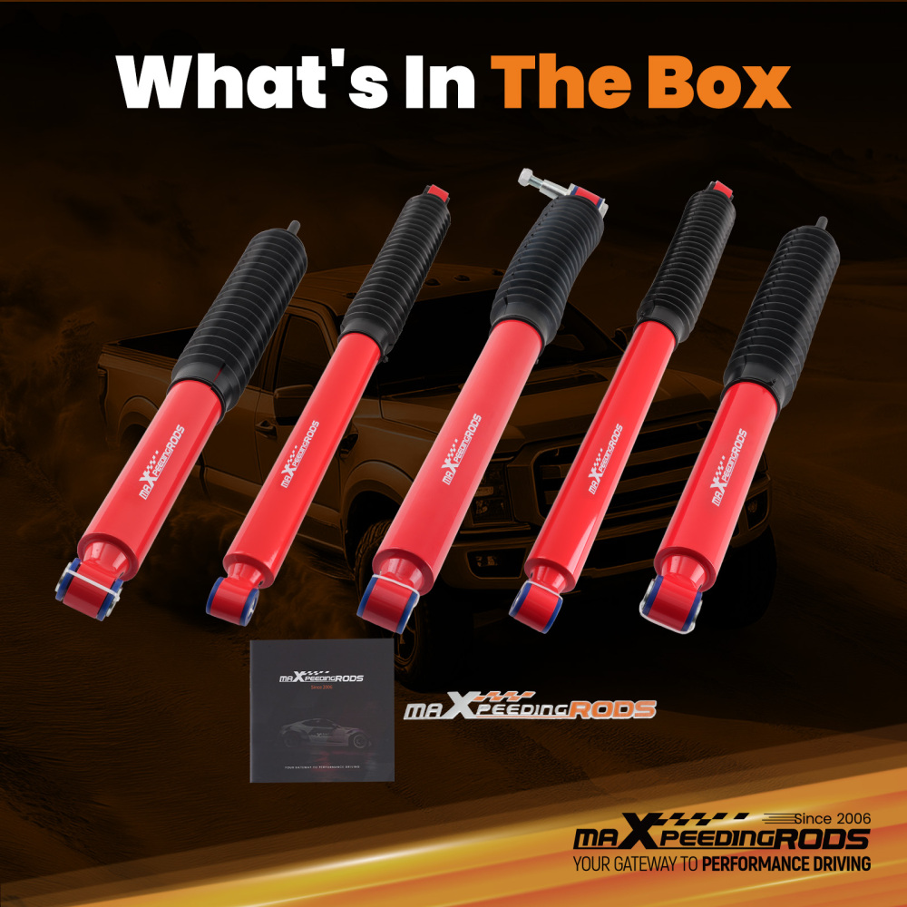 maXpeedingrods G3 Lift Shock Set compatible for Ford F250 F350 Super Duty 4WD 08-16 Kit
