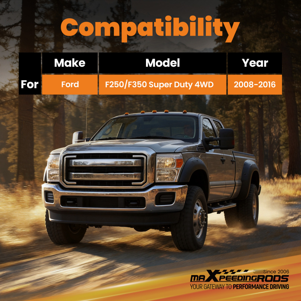 maXpeedingrods G3 Lift Shock Front 0-2 compatible for Ford F250/F350 Super Duty 4WD 08-16