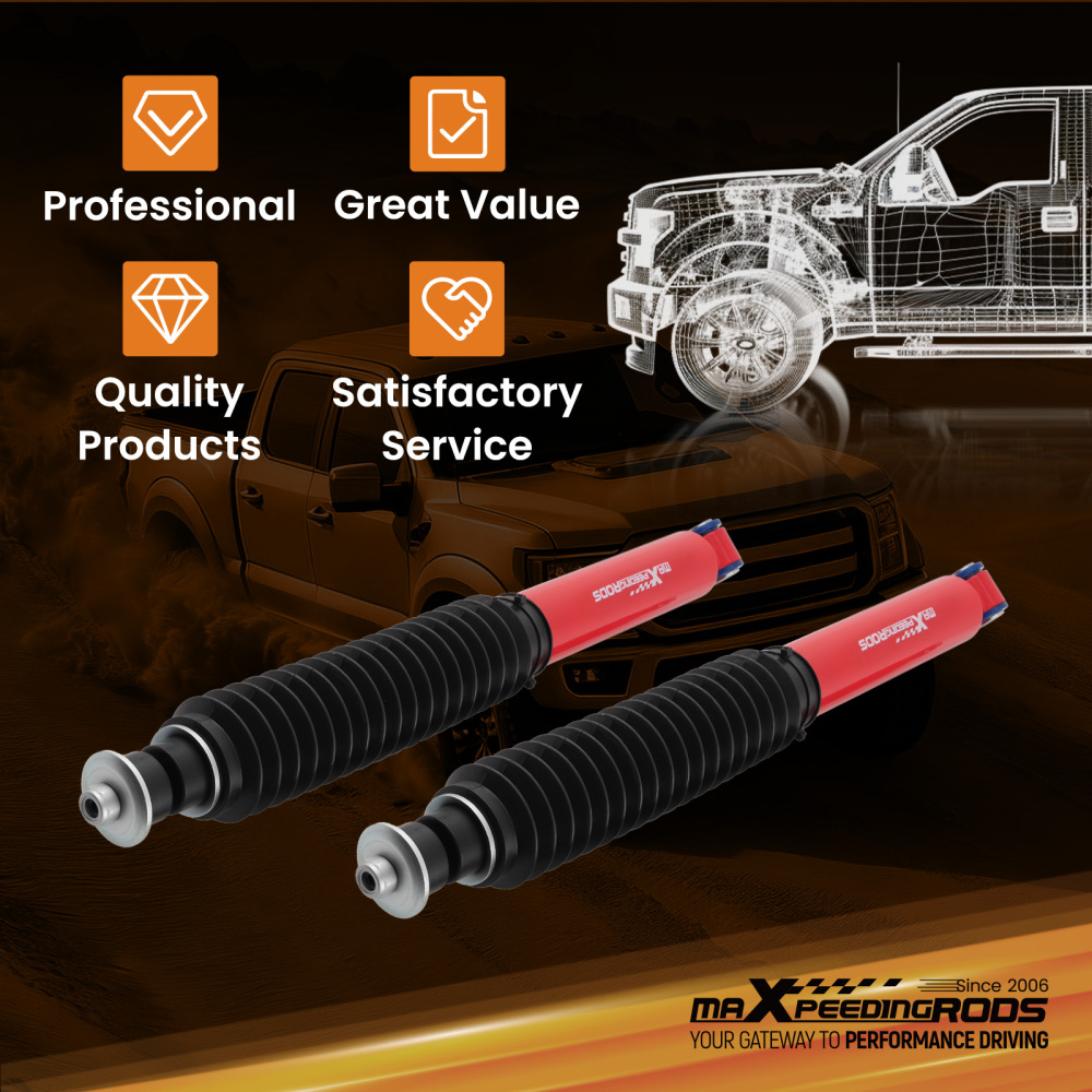 maXpeedingrods G3 Lift Shock Front 0-2 compatible for Ford F250/F350 Super Duty 4WD 08-16