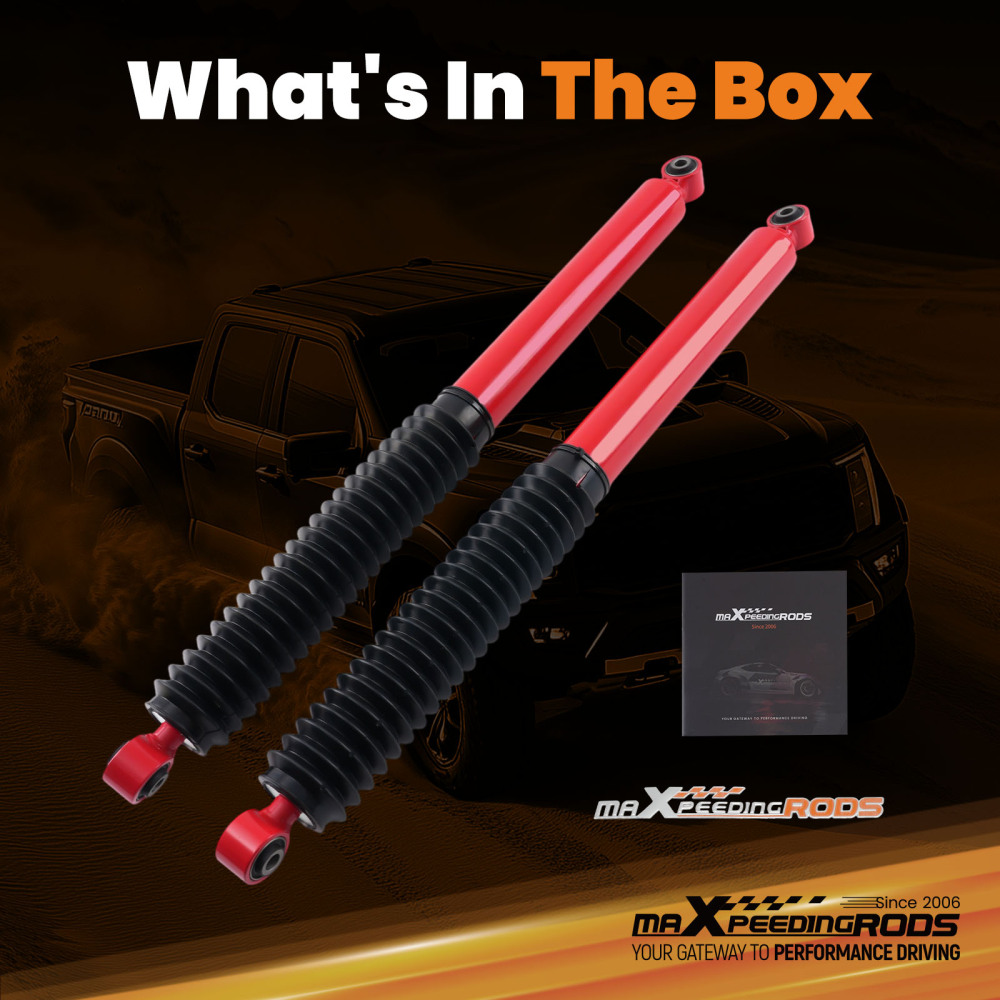 maXpeedingrods 0-1 Rear Shock Absorbers Compatible for Ford F-150 2015-2019