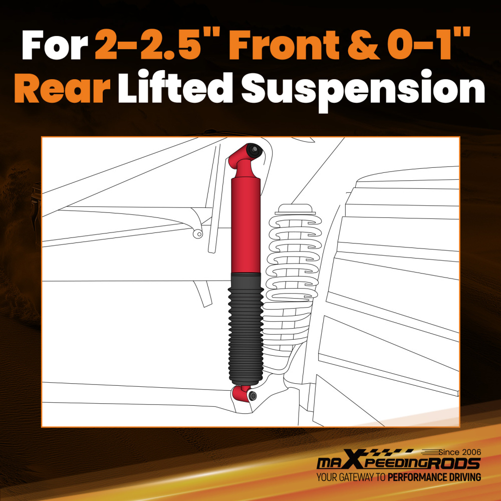 4pcs Gas G3 Lift Shock compatible for Ford F-250 F-350 Super Duty 4WD 2017-2019 Kit