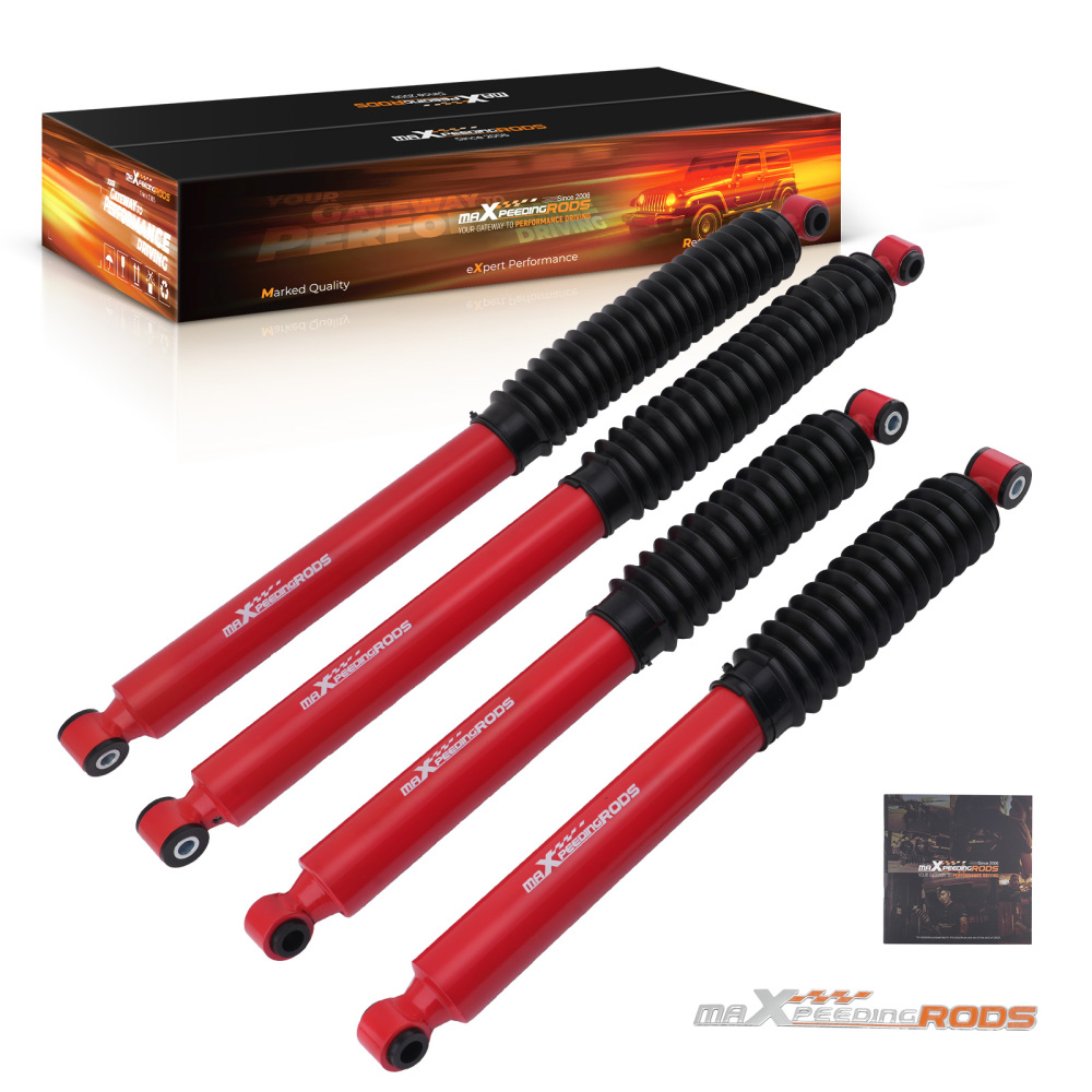 4pc Gas Lift G3 Shock compatible for Ford F-250 Super Duty 1999-2004 Dust Cover Included