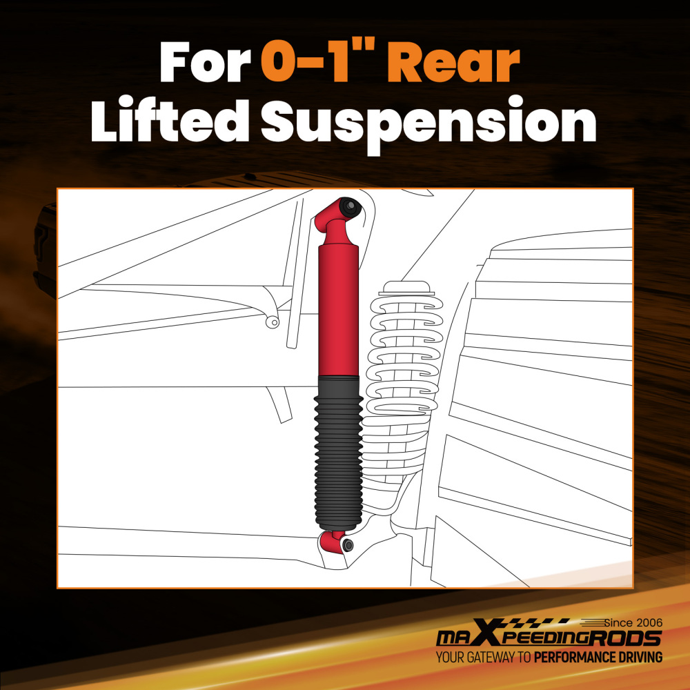 maXpeedingrods G3 Lift Shock compatible for Ford F-250/F-350 Super Duty 1999-2016 Rear Set