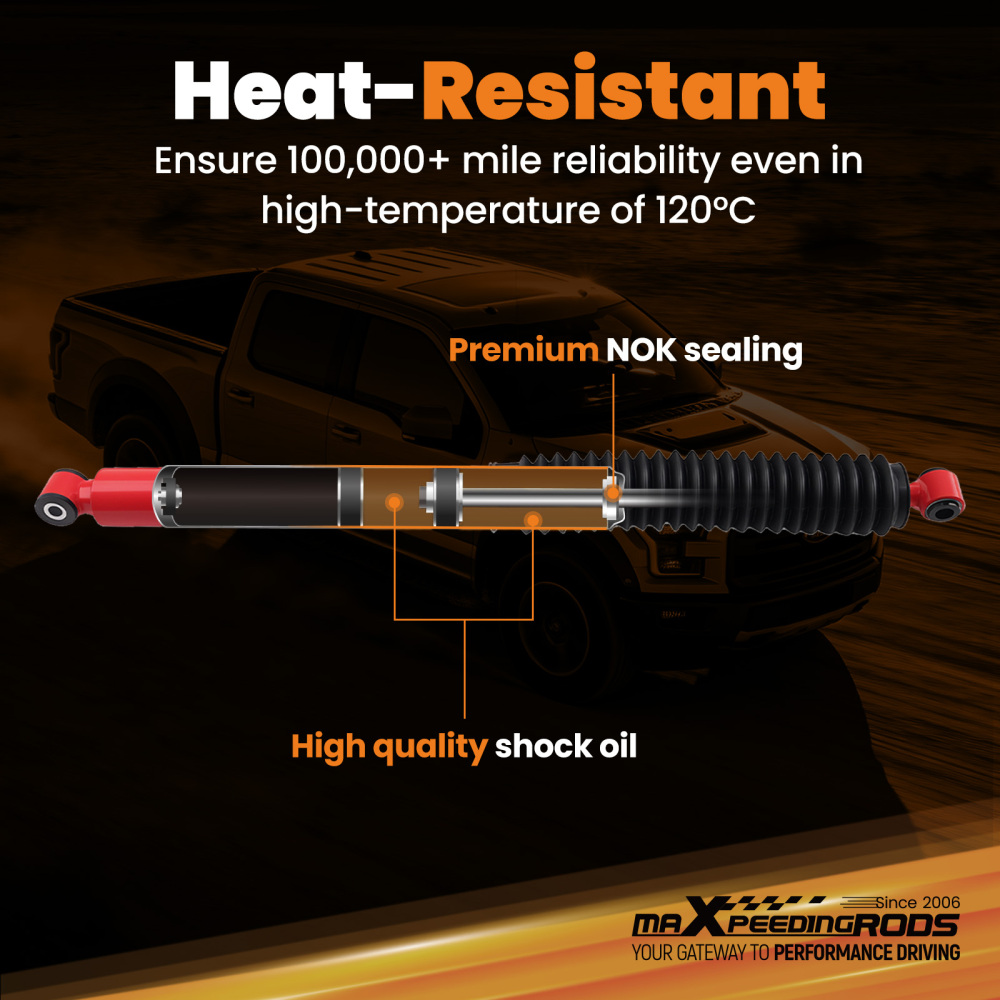 maXpeedingrods G3 Lift Shock compatible for Ford F-250/F-350 Super Duty 1999-2016 Rear Set
