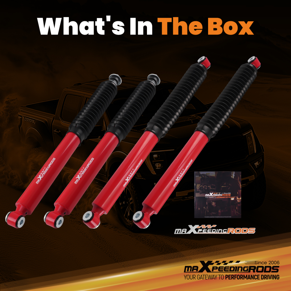 Lift Shock Kit 0-2.5 F 0-1 R compatible for Dodge Ram 1500 Mega Cab SLT/SXT 2006-2008