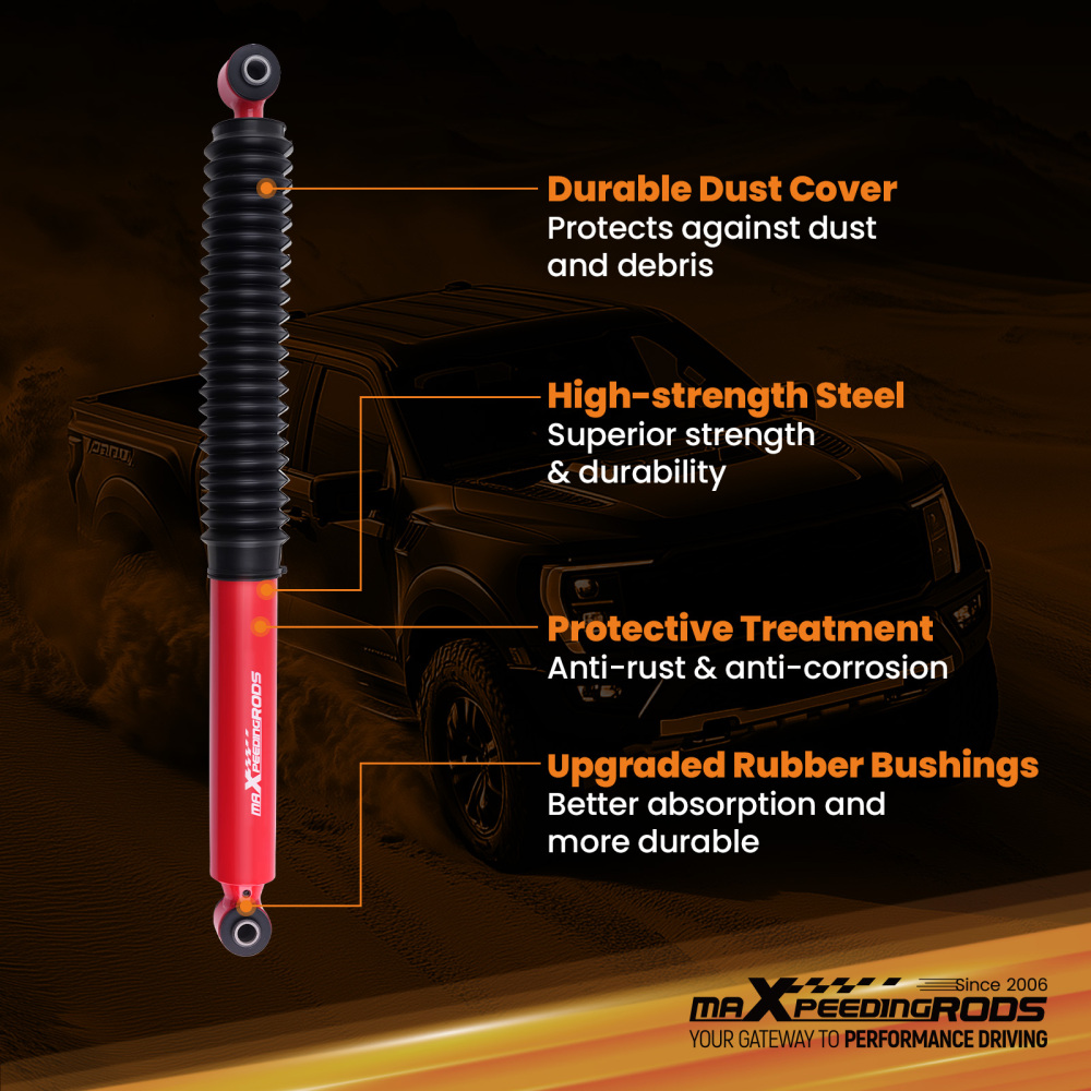 maXpeedingrods G3 Lift Shock Absorber compatible for Silverado/Sierra 1500 14-18 Rear 0-1