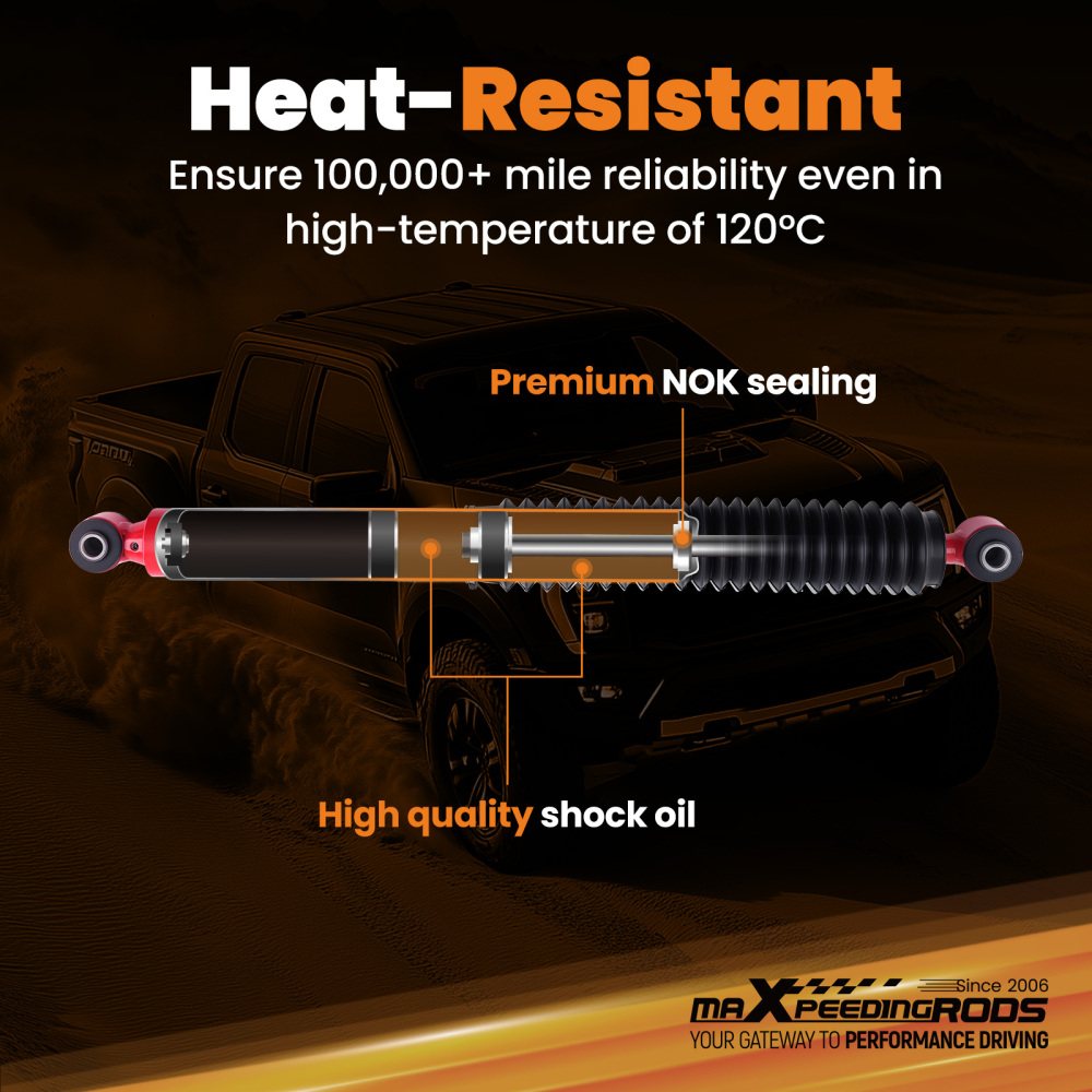 maXpeedingrods G3 Lift Shock Absorber compatible for Silverado/Sierra 1500 14-18 Rear 0-1