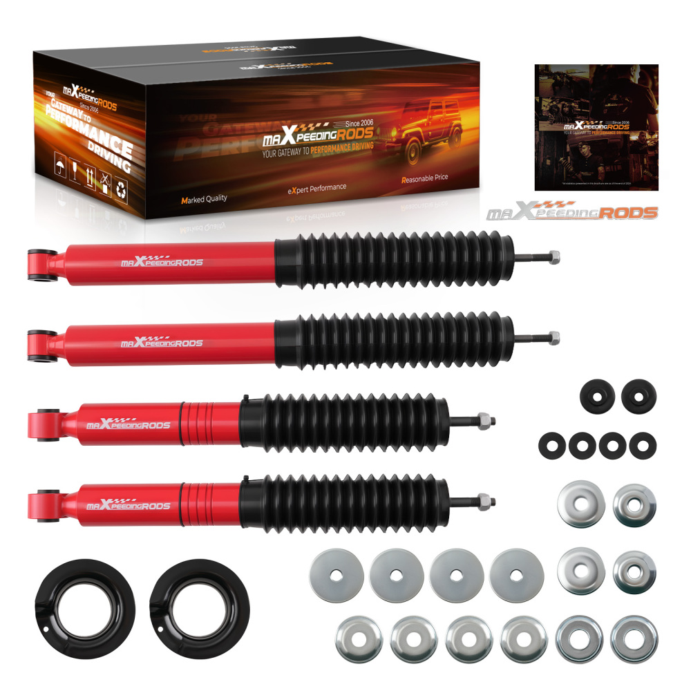 4pcs Adjustable Front Rear G3 Lift Shock compatible for Toyota Tundra 4WD 2WD 2000-2006 Kit