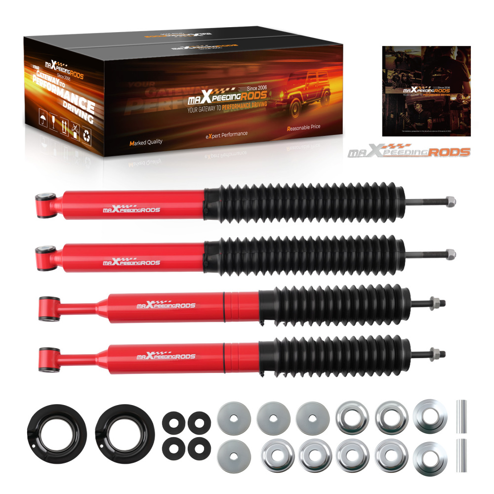 Front Rear 0-1 Gas G3 Lift Shock compatible for Toyota Tundra 07-21 2WD 4WD Nitrogen 4Pcs