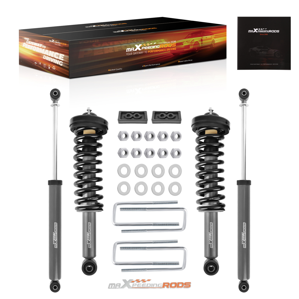 Kit De Levage Horizontal 2 Pouces Avec Entretoises compatible pour Ford f150 4WD 2009-2013