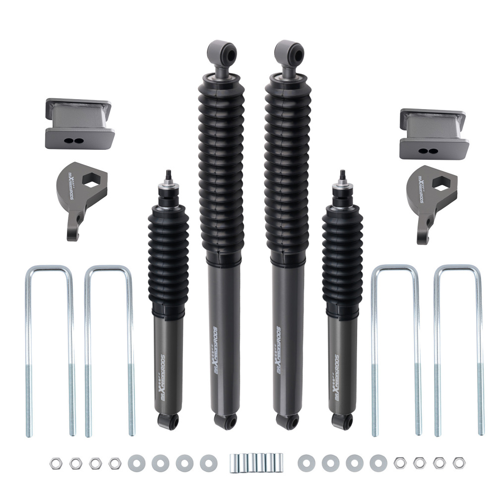 3 Inch Front Rear Lift Kit compatible for Dodge Dakota 4X4 1997-2004 w/ Shocks Blocks