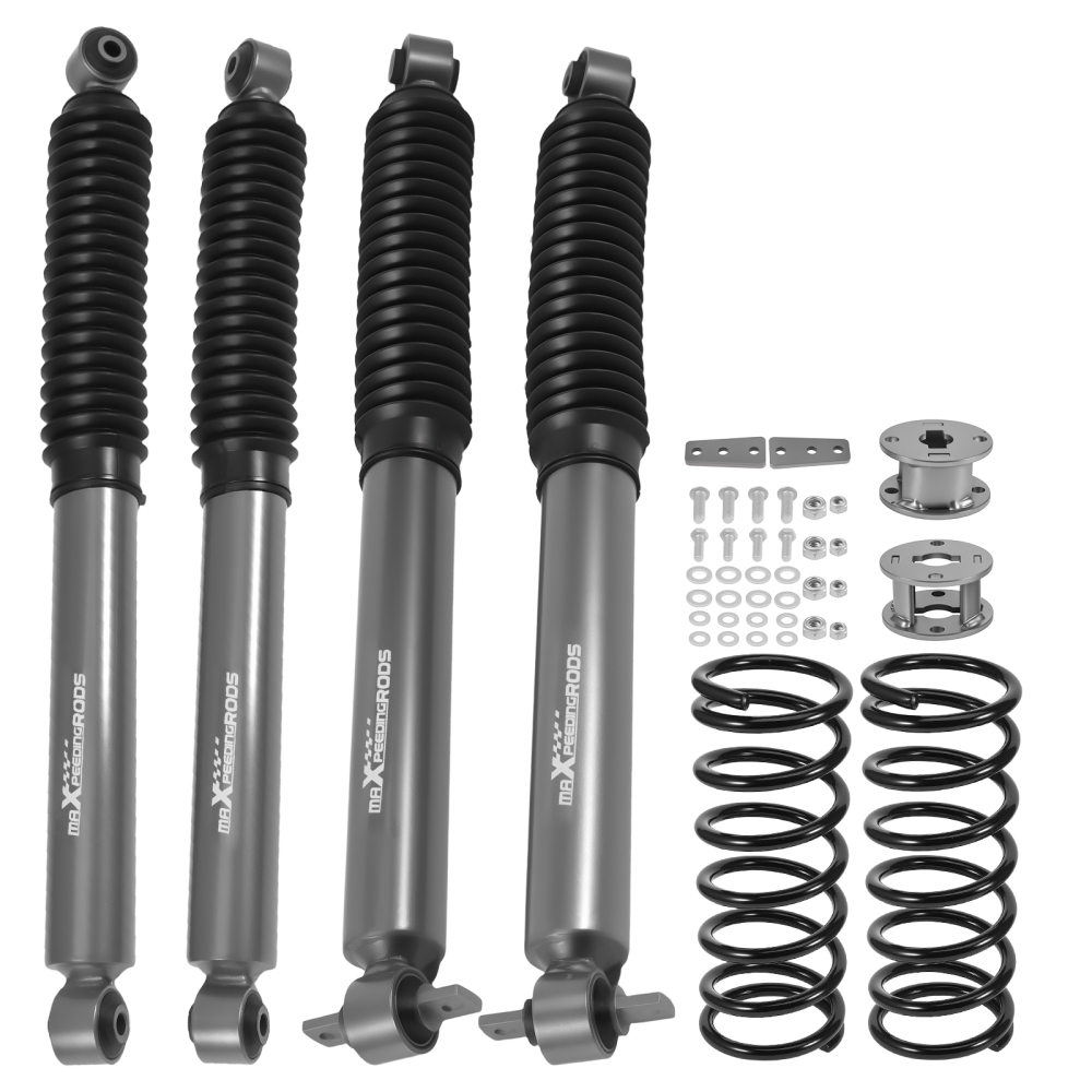 2 Inch Front Rear Lift compatible for Land Rover Discovery 2 1998-2004 Shock Absorber Kit