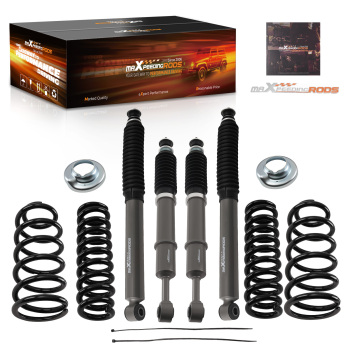 2 Front Rear Lift Shock Kit compatible for Toyota Land Cruiser Prado 150 Series 2009- 2020