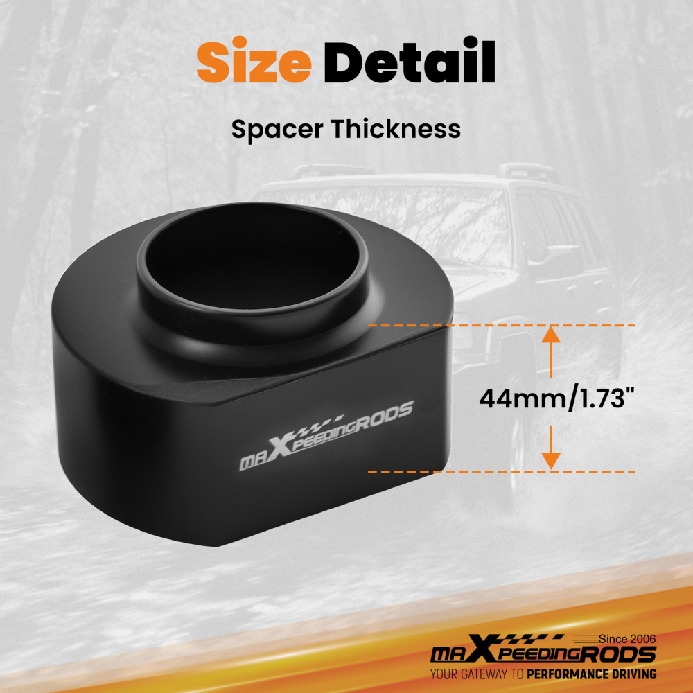 1.75 Front Coil Spacer compatible for Jeep Cherokee 1985-2001 Wrangler 1997-2006