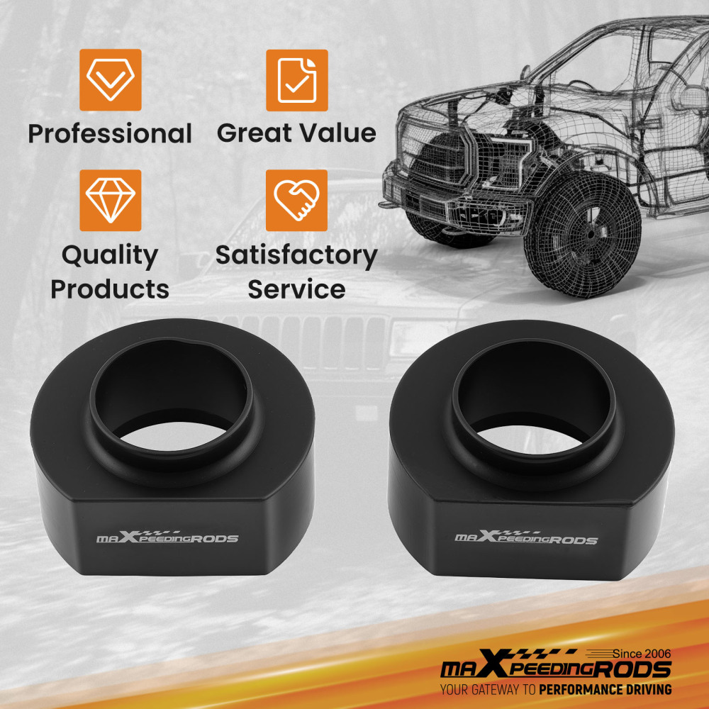 1.75 Front Coil Spacer compatible for Jeep Cherokee 1985-2001 Wrangler 1997-2006