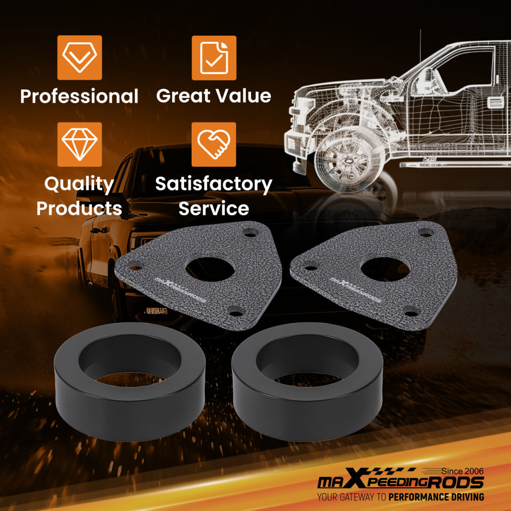 2.5 Front Leveling Lift Strut Spacer compatible for Ram 1500 4WD 2012-2024 Kit