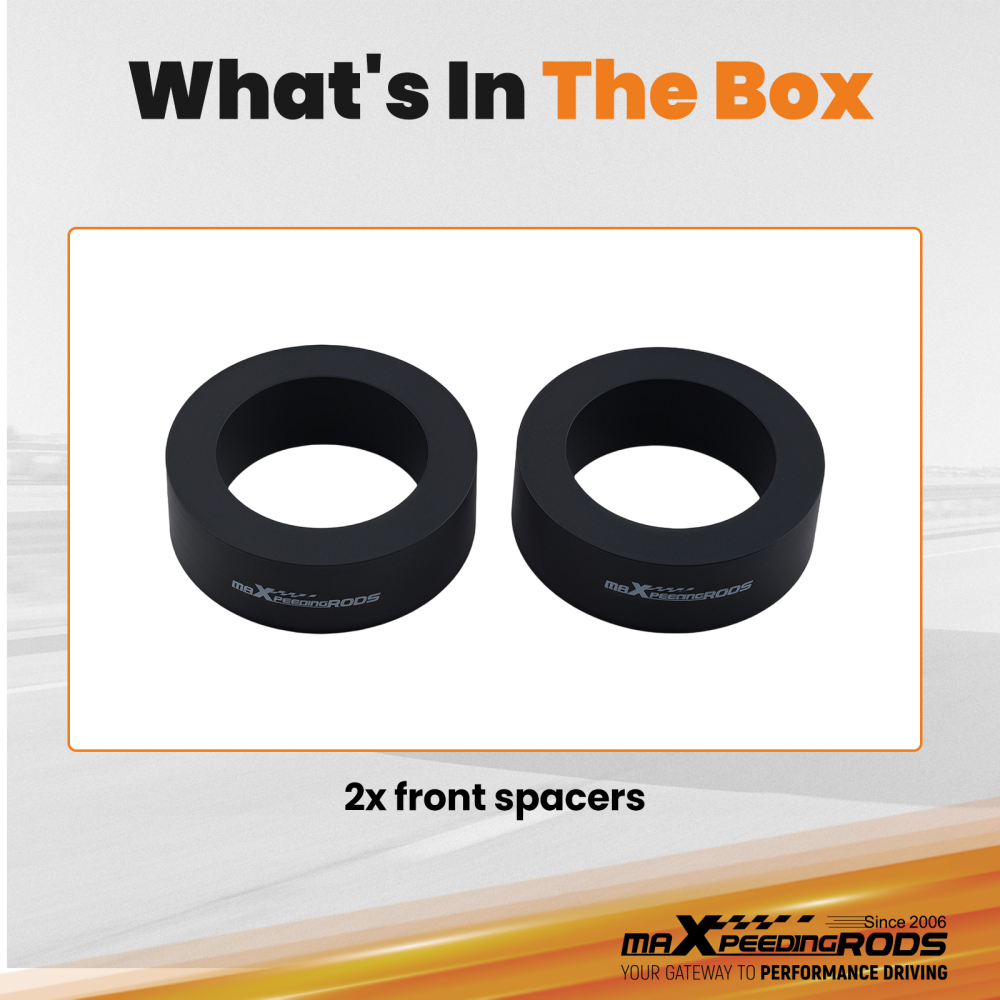 2 Front Lift Coil Spacer compatible for Ram 1500 2WD/4WD 2019-2026 Strut Spacer Kit