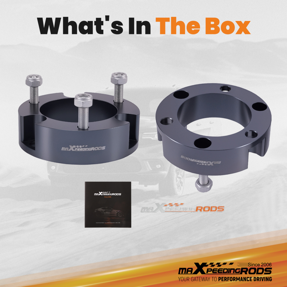 2 Aluminum Lift Spacer compatible for Toyota FJ Cruiser/Hilux 35mm Front Strut 4WD