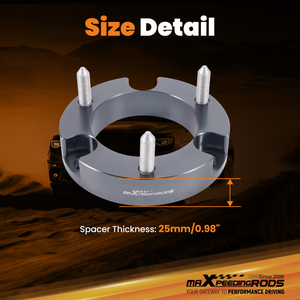 1.5 Front Lift compatible for Toyota Land Cruiser Prado 120/150 25mm Aluminum