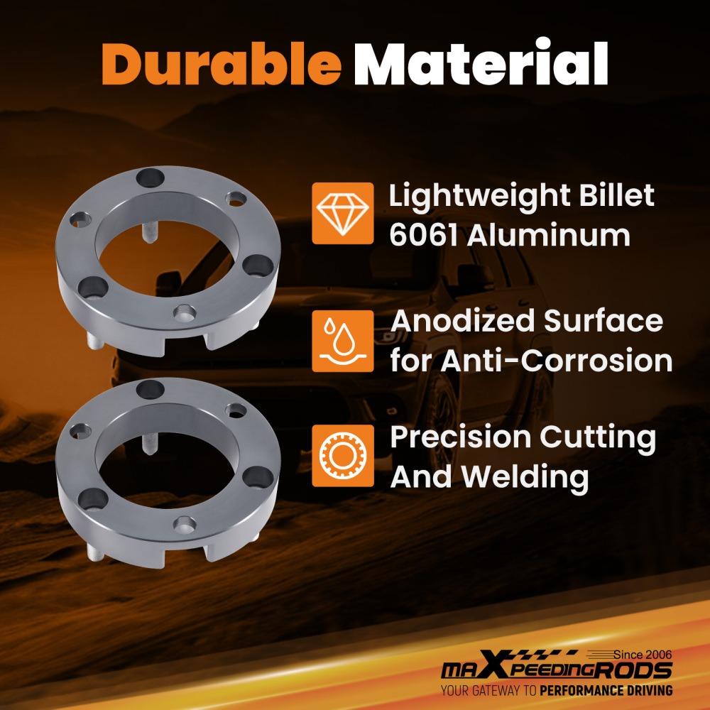 1.5 Front Lift compatible for Toyota Land Cruiser Prado 120/150 25mm Aluminum