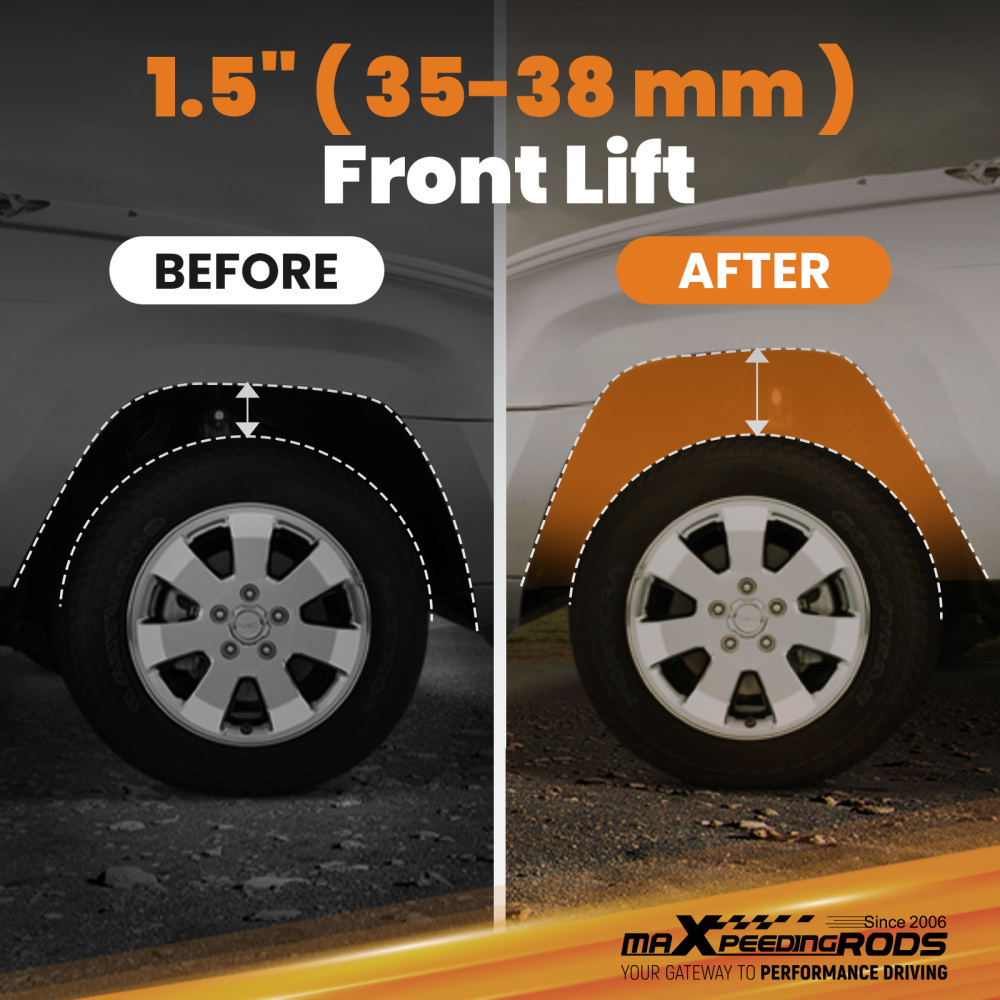 1.5 Front Lift compatible for Toyota Land Cruiser Prado 120/150 25mm Aluminum