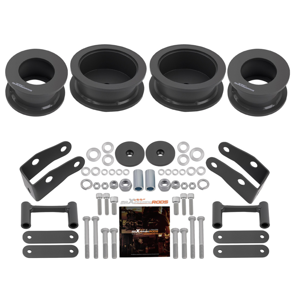 2.5 inch Front 2 inch Rear Level Lift Kit Shock Extenders For 2007-2018 compatible for Jeep Wrangler JK 4X4