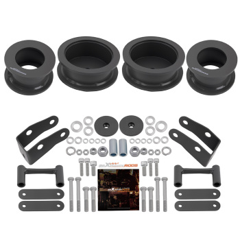 2.5 inch Front 2 inch Rear Level Lift Kit Shock Extenders For 2007-2018 compatible for Jeep Wrangler JK 4X4