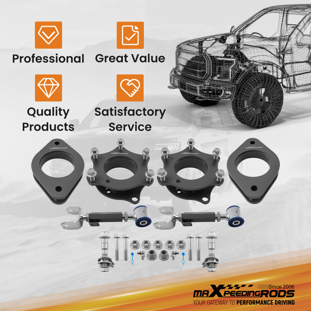 1.5Leveling Spacer Kit with Camber Adjusters compatible for Honda CR-V 2007-2016